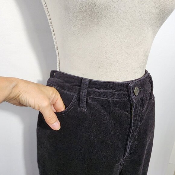 Talbots Women's Size 8 Black Five Pocket Belt Loop Corduroy Jegging Pants - Picture 5 of 15
